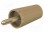 Złącze laboratoryjne: bananowe 4mm; adapter; 32A; brązowy; 42mm