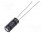 Kondensator: elektrolityczny; low ESR; THT; 100uF; 25VDC; Ø5x11mm