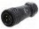 Złącze: okrągłe; wtyk; męskie; PIN: 3; IP67; SA20; 8÷12mm; 25A; 500V