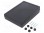 Enclosure: desktop; X: 140mm; Y: 190mm; Z: 49mm; ABS; black