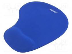 Mouse pad; blue; Features: gel