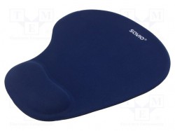 Mouse pad; dark blue; Features: gel
