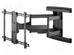 Uchwyt do LCD/LED; czarny; uchylna; 70kg