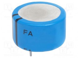 Superkondensator; 1F; 5,5VDC; -20÷80%; 44,5x18,5mm; Raster: 20mm