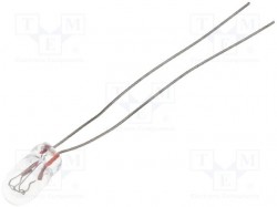 Filament lamp: miniature; 12V; 60mA; Bulb: T1; Ø:3.15mm; L:7mm