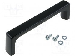 Rączka; Mat: ABS; czarny; H:42mm; L:155mm; W:20mm
