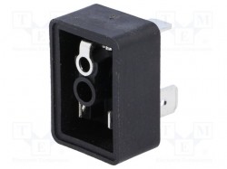 Connector: valve connector; socket; form B; 11mm; male; PIN:3; 250V