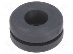 Grommet; with bulkhead; Ømount.hole: 11mm; Øhole: 8mm; -50÷95°C