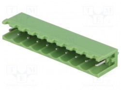 Pluggable terminal block; socket; male; 5mm; without side walls