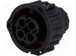 Złącze: okrągłe; 2.5mm System; wtyk; żeńskie; PIN:4; na przewód