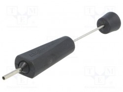Tool: for demounting of terminals; terminals
