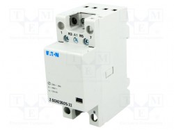 Stycznik:4-biegunowy instalacyjny; 230VAC; 25A; NC x2 + NO x2