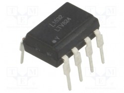 Transoptor; THT; Kanały:2; Wyj: tranzystorowe; Uizol:5kV; Uce:35V