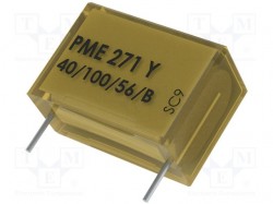 Kondensator: papierowy; Y2; 10nF; 300VAC; Raster:15,2mm; ±20%; THT