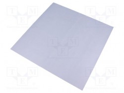 Heat transfer pad: silicone caoutchouc; L: 300mm; W: 300mm; 1W/mK