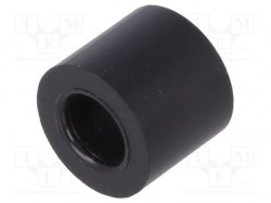 Spacer sleeve; cylindrical; polystyrene; L: 6mm; Øout: 7mm; 70°C