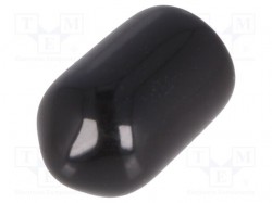 Nasadka; Korpus: czarny; Øwewn: 4,8mm; PVC Soft; L: 9mm