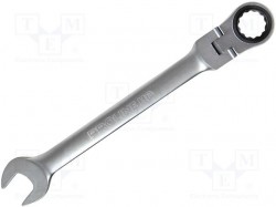 Key; combination spanner, with ratchet, with joint
