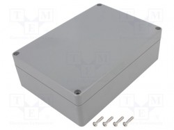 Obudowa: uniwersalna; X: 121mm; Y: 171mm; Z: 55mm; ABS; jasnoszary