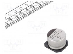 Kondensator: elektrolityczny; low ESR; SMD; 220uF; 35VDC; ±20%
