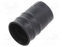 Heat shrink boot; glueless,straight; 22mm; L: 99mm; black; RAYCHEM