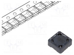 Dławik: drutowy; SMD; 10uH; 2200mA; 0,082Ω; ±20%; 7,3x7,3x3,55mm