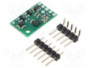 Czujnik: akcelerometr; 2,2÷5,5VDC; I2C; ±2,±4,±8,±16g; 20x12,7mm