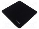 Mousepads; schwarz; 250x250x2mm