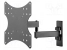 Uchwyt do LCD/LED; czarny; 15kg