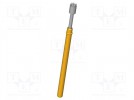 Prüfnadel; Arbeitshub: 4mm; 5,3mm; 8A; CuBe; rhodiniert; Ø: 2mm; 1,5N