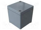 Gehäuse: universell; X: 55mm; Y: 55mm; Z: 59mm; Polyester; dunkelgrau