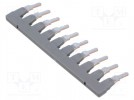 Comb bridge; for rail connectors; grey