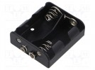 Holder; C,R14; Batt.no: 2; 6F22 type; black