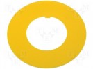 Warning plate; 30mm; Button marking: blank; Øcutout:30.5mm