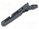 Uchwyt oznaczników; ciemnoszary; Entrelec