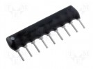 Resistor network: X; 470Ω; No.of resistors: 8; THT; 0.125W; ±2%