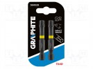 Bit; Torx®; TX40; 1/4"; L. ges: 50mm; 2Stk; schlag