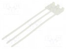 Opaska zaciskowa; L: 185mm; W: 4,8mm; naturalny; 220N; UL94V-2