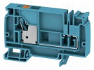 Verbinder: Schienen-; 300V; push-in; blau; wemid; 6AWG÷20AWG; 12mm