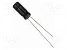 Kondensator: elektrolityczny; THT; 1uF; 50VDC; 11x5mm; ±20%; 2000h