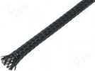 Polyester conduits; PET, polyester; Len:100m; black; UL94V-2