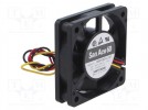 Wentylator: DC; osiowy; 24VDC; 60x60x15mm; 36,6m3/h; 44dBA; kulkowe