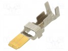 Kontakt; männlich; DF60; vergoldet; 12AWG÷10AWG; Crimpverbindung