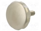 Pokrętło; Ø: 60mm; M12; 25mm; H: 64mm; stal nierdzewna; GN 5335