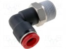 Verbund Schnellverbinder; abgewinkelt; BSP 3/8"
