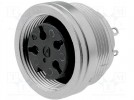 Connector: circular; Series: C091D; female; socket; silver plated
