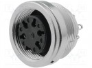 Connector: circular; Series: C091D; female; socket; silver plated