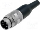 Connector: circular; Series: C091A; male; plug; silver plated; IP40