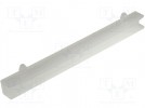 Guide; polyamide; natural; A:81mm; B:60mm; Mounting: snap fastener