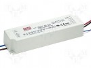 Pwr sup.unit: switched-mode; LED; 40.08W; 12VDC; 3.34A; 90÷305VAC